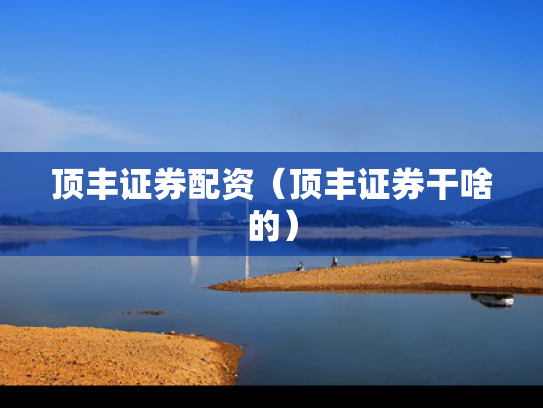 顶丰证券配资（顶丰证券干啥的）