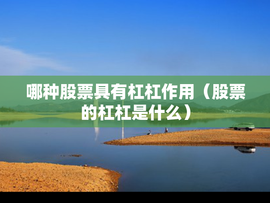 哪种股票具有杠杠作用（股票的杠杠是什么）