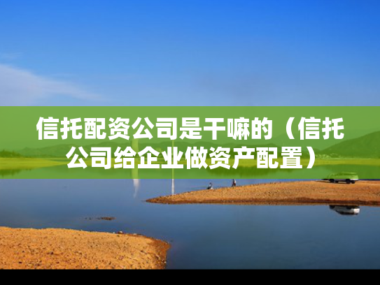 信托配资公司是干嘛的（信托公司给企业做资产配置）