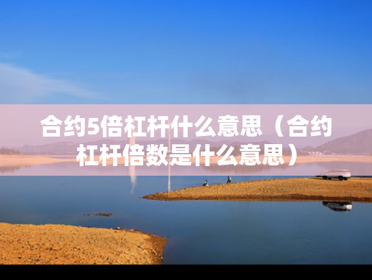 合约5倍杠杆什么意思（合约杠杆倍数是什么意思）