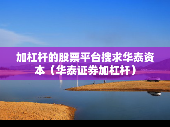 加杠杆的股票平台搜求华泰资本（华泰证券加杠杆）