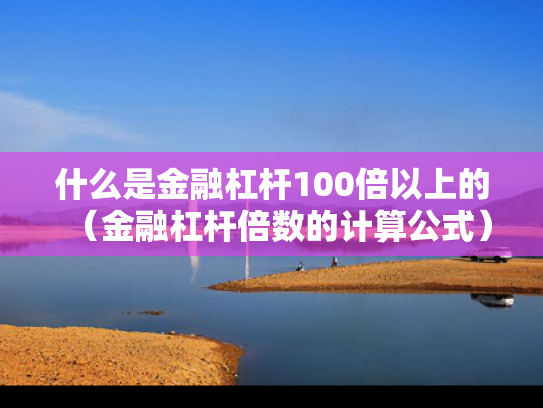 什么是金融杠杆100倍以上的（金融杠杆倍数的计算公式）