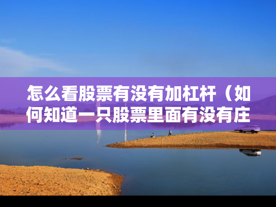 怎么看股票有没有加杠杆（如何知道一只股票里面有没有庄家）