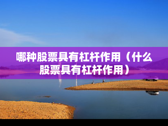 哪种股票具有杠杆作用（什么股票具有杠杆作用）