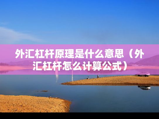 外汇杠杆原理是什么意思（外汇杠杆怎么计算公式）