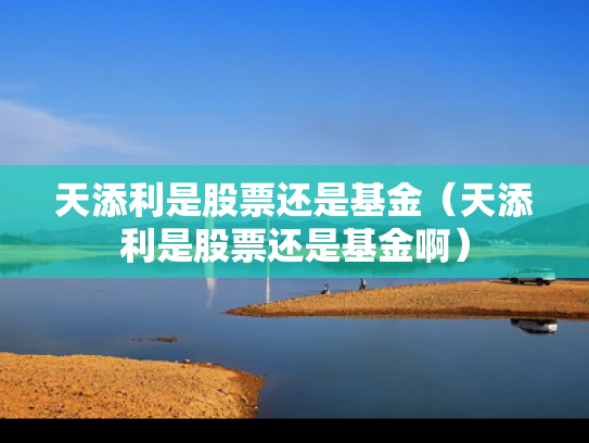 天添利是股票还是基金（天添利是股票还是基金啊）