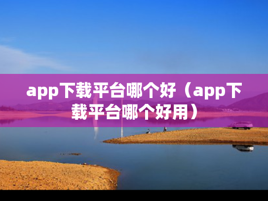 app下载平台哪个好（app下载平台哪个好用）