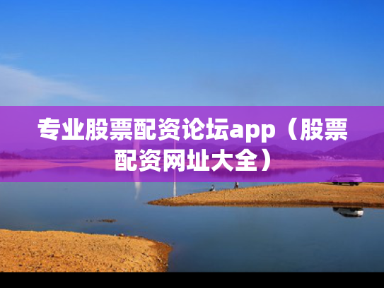 专业股票配资论坛app（股票配资网址大全）