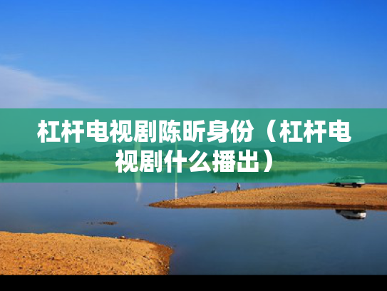 杠杆电视剧陈昕身份（杠杆电视剧什么播出）