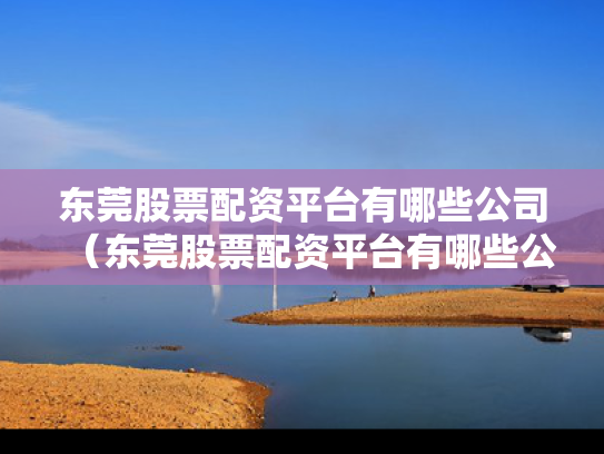 东莞股票配资平台有哪些公司（东莞股票配资平台有哪些公司招聘）