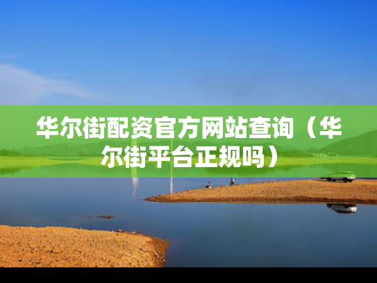 华尔街配资官方网站查询（华尔街平台正规吗）