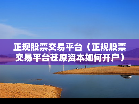 正规股票交易平台（正规股票交易平台苍原资本如何开户）