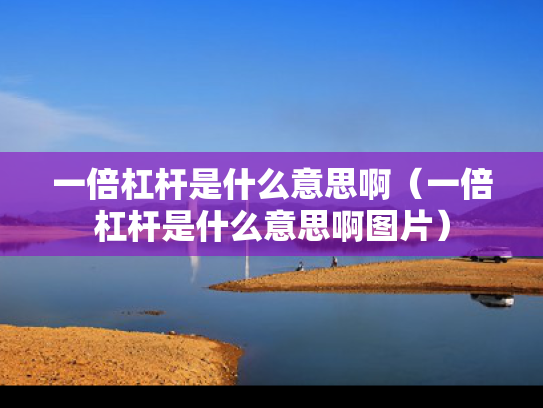 一倍杠杆是什么意思啊（一倍杠杆是什么意思啊图片）