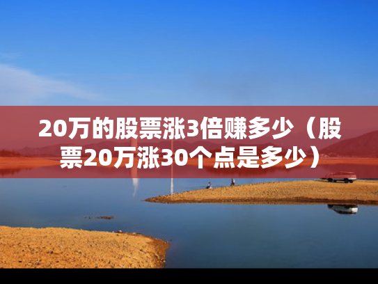 20万的股票涨3倍赚多少（股票20万涨30个点是多少）