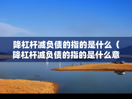 降杠杆减负债的指的是什么（降杠杆减负债的指的是什么意思）