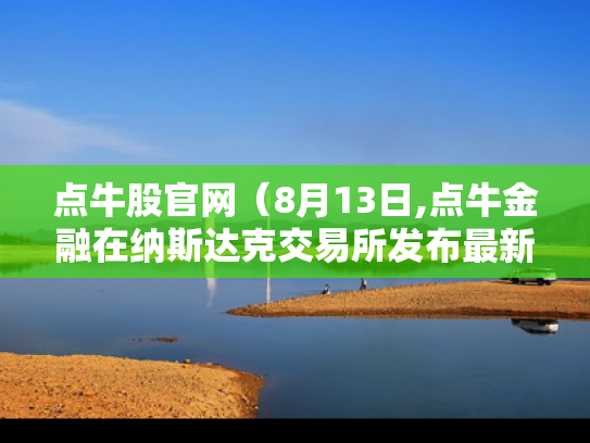 点牛股官网（8月13日,点牛金融在纳斯达克交易所发布最新公告称）
