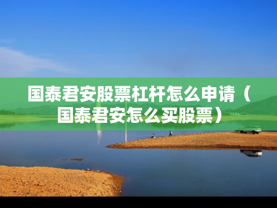 国泰君安股票杠杆怎么申请（国泰君安怎么买股票）