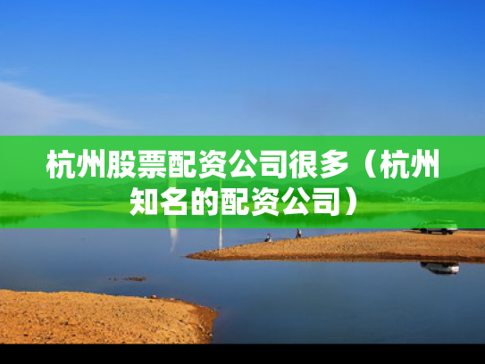 杭州股票配资公司很多（杭州知名的配资公司）