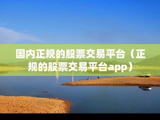 国内正规的股票交易平台（正规的股票交易平台app）