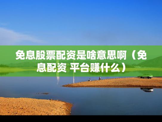 免息股票配资是啥意思啊（免息配资 平台赚什么）