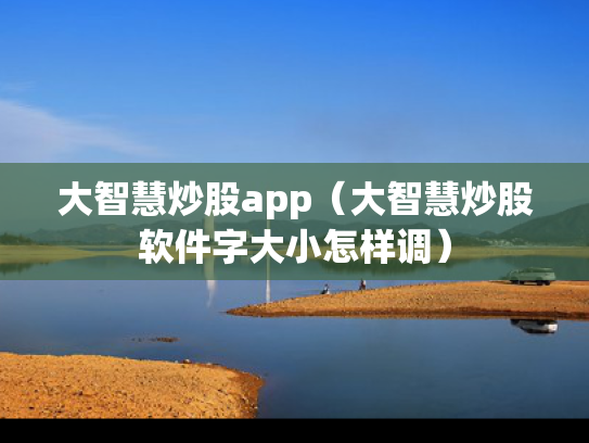 大智慧炒股app（大智慧炒股软件字大小怎样调）
