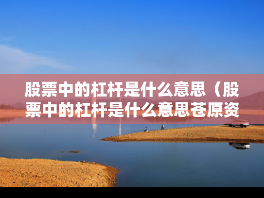 股票中的杠杆是什么意思（股票中的杠杆是什么意思苍原资本怎么开户）
