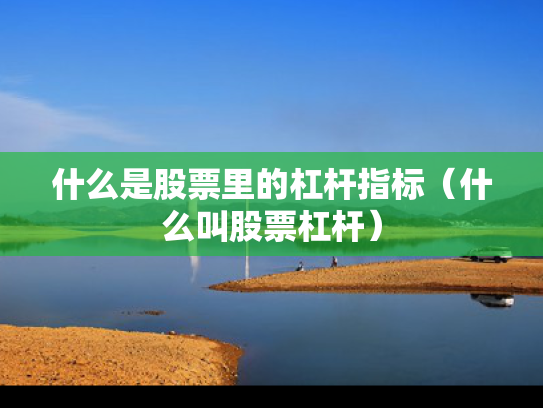 什么是股票里的杠杆指标（什么叫股票杠杆）