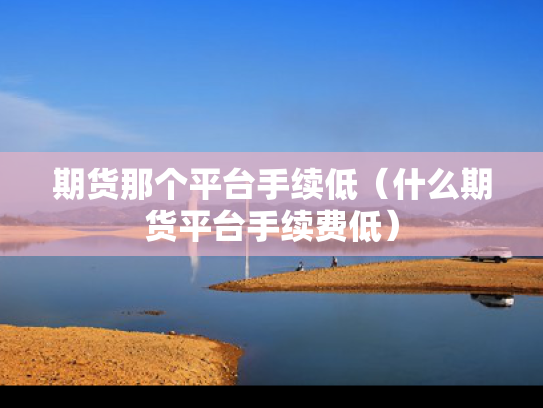 期货那个平台手续低（什么期货平台手续费低）