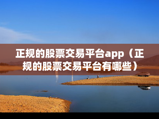 正规的股票交易平台app（正规的股票交易平台有哪些）