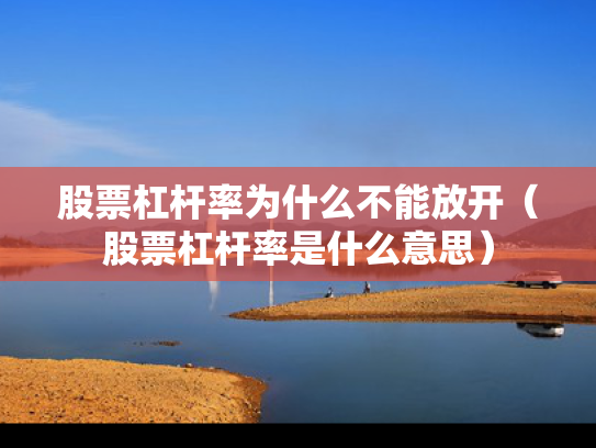 股票杠杆率为什么不能放开（股票杠杆率是什么意思）