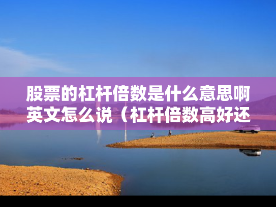 股票的杠杆倍数是什么意思啊英文怎么说（杠杆倍数高好还是低好）
