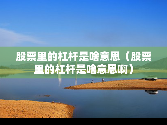 股票里的杠杆是啥意思（股票里的杠杆是啥意思啊）