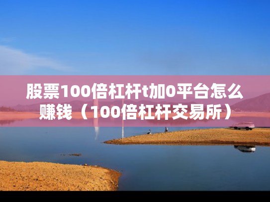 股票100倍杠杆t加0平台怎么赚钱（100倍杠杆交易所）