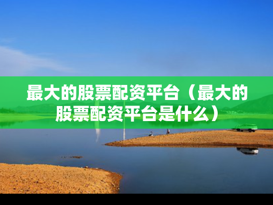最大的股票配资平台（最大的股票配资平台是什么）