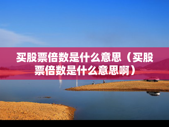 买股票倍数是什么意思（买股票倍数是什么意思啊）