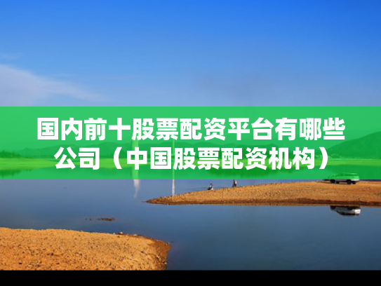 国内前十股票配资平台有哪些公司（中国股票配资机构）