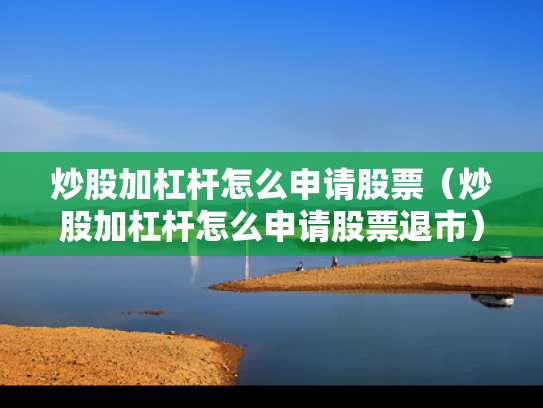 炒股加杠杆怎么申请股票（炒股加杠杆怎么申请股票退市）