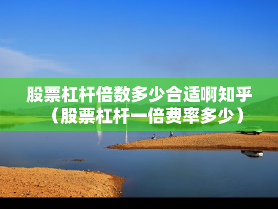 股票杠杆倍数多少合适啊知乎（股票杠杆一倍费率多少）