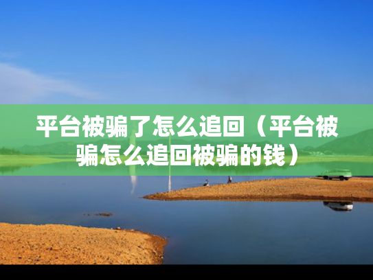平台被骗了怎么追回（平台被骗怎么追回被骗的钱）