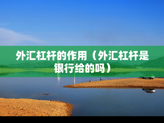 外汇杠杆的作用（外汇杠杆是银行给的吗）