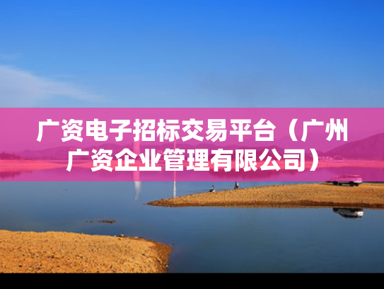 广资电子招标交易平台（广州广资企业管理有限公司）