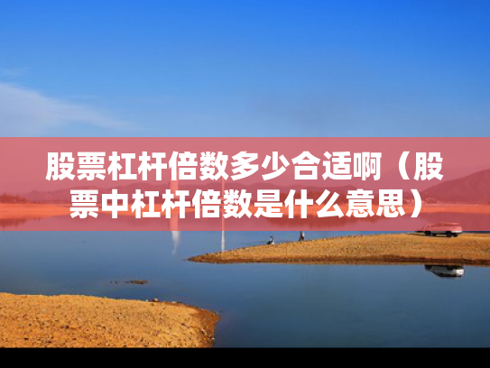 股票杠杆倍数多少合适啊（股票中杠杆倍数是什么意思）