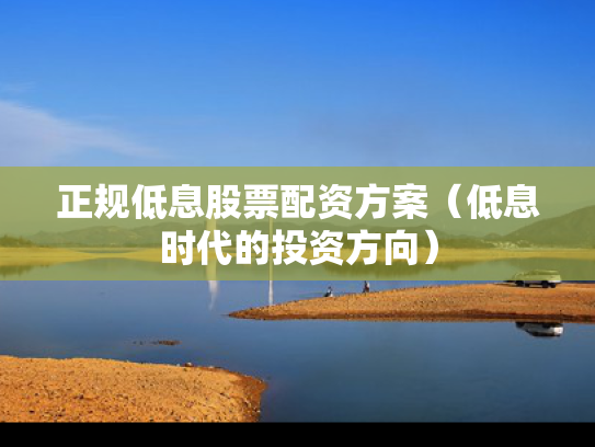 正规低息股票配资方案（低息时代的投资方向）