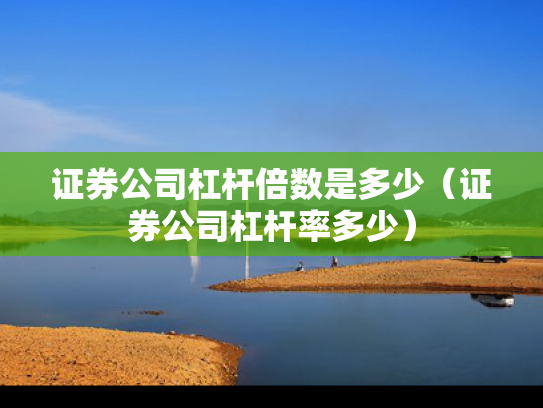 证券公司杠杆倍数是多少（证券公司杠杆率多少）