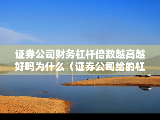 证券公司财务杠杆倍数越高越好吗为什么（证券公司给的杠杆有多少倍）