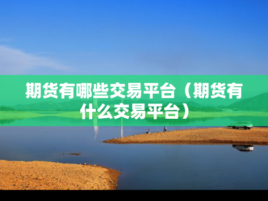 期货有哪些交易平台（期货有什么交易平台）