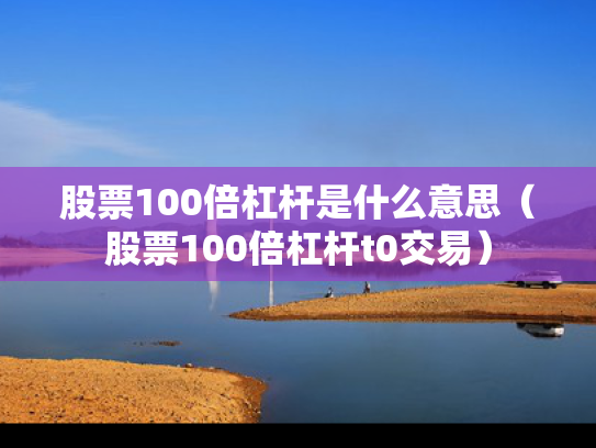 股票100倍杠杆是什么意思（股票100倍杠杆t0交易）