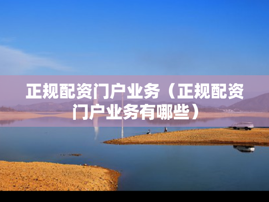 正规配资门户业务（正规配资门户业务有哪些）