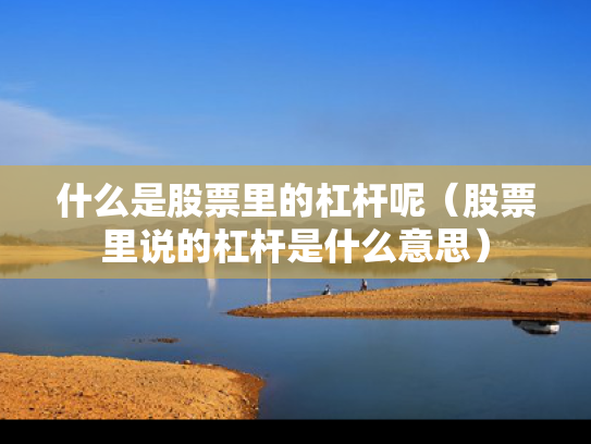 什么是股票里的杠杆呢（股票里说的杠杆是什么意思）
