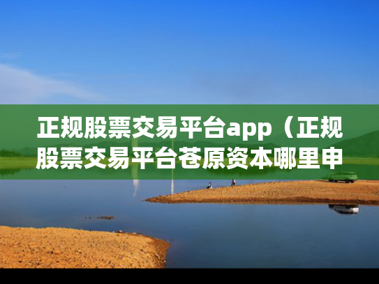 正规股票交易平台app（正规股票交易平台苍原资本哪里申请）